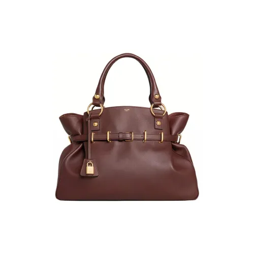 CELINE Сумка через плечо из коровьей кожи сумка среднего размера женская коричневая