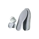 [2 упаковки Бело-Серый] 4D Орехи - Дышащий Спортивный Амортизирующий