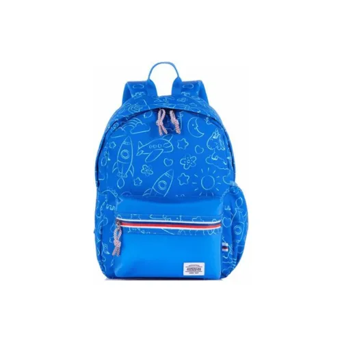AMERICAN TOURISTER Полиэстер Рюкзак Средний Детский Синий