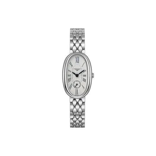 LONGINES Quartz Механизм Женские часы 21,9*34 мм Серебристый циферблат Корпус из нержавеющей стали Ремешок из нержавеющей стали