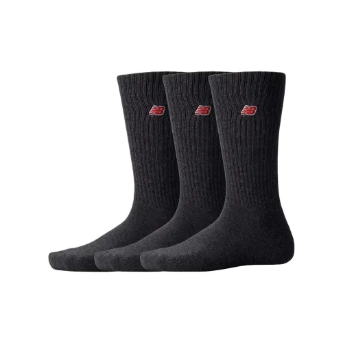 New Balance Носки Crew Унисекс 3 упаковки темно-серый