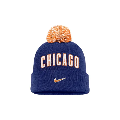 nike Акриловые шапки-бини Мужской Темно-синий Синий