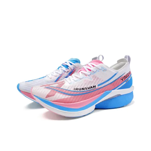 IRUNSVAN Низкий топ Беговые кроссовки Унисекс Несовпадающие Galah Сливовый