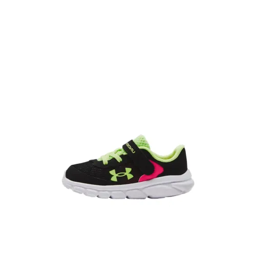 Under Armour Charged Assert 9 Low Топ Обувь для малышей Черный Infant And Toddler