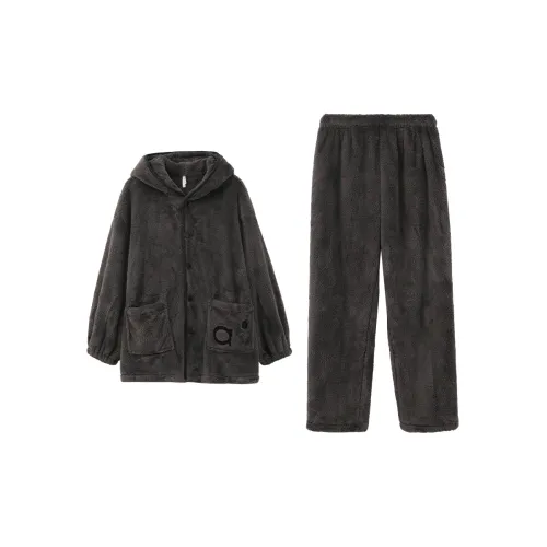 Aannsfam Пижамный комплект Мужской Кит Серый