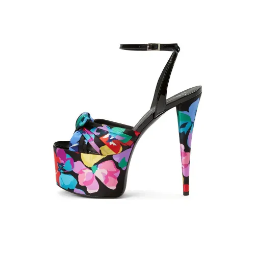 Giuseppe Zanotti GZ Aida One Ремешок Сандалии Женские Черные Многоцветные