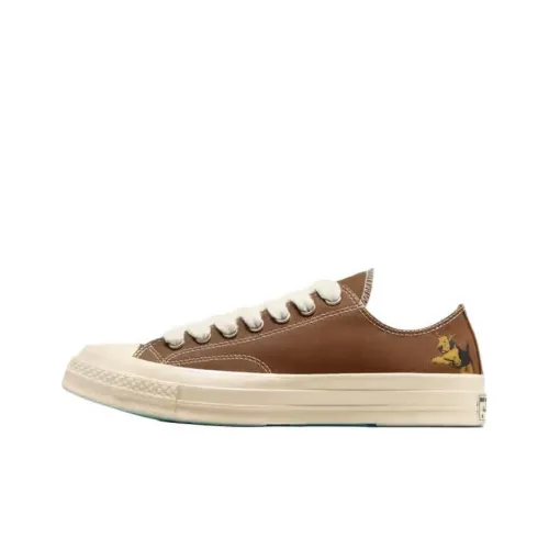 Converse Chuck 70 Скейтборд Кроссовки Низкие Коричневые Унисекс