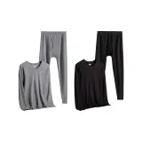 Dark Gray + Black [Круглый вырез, 2 комплекта]