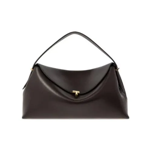 TOTEME Корова Кожа Одно Плечо Сумка Стандартная Женская Коричневая