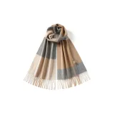 Верблюжий серый клетчатый