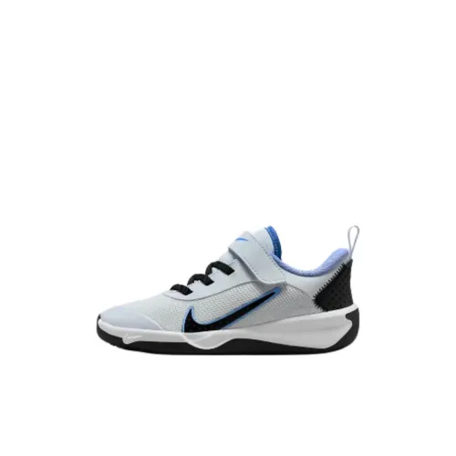 Nike Omni MULTI Court Slip-Resistant Abrasion-Resistant Low Top Детская беговая обувь Серый Синий Детская