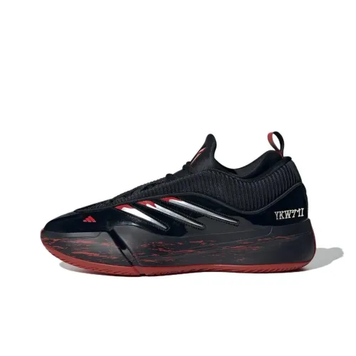 Adidas Dame 9 Slip-resistant Abrasion-resistant Low-top Basketball Shoes Unisex Black Adidas Dame 9 Противоскользящие устойчивые к истиранию низкие баскетбольные кроссовки унисекс черные