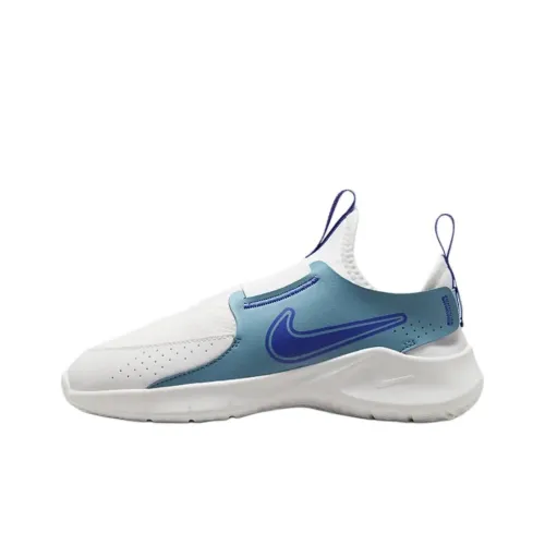 Nike Flex Runner 3 Slip-Resistant Abrasion-Resistant Low Top Детская Беговая Обувь Белый