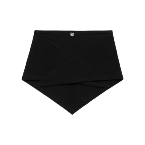 TOTEME Wool Knit Шарфы Унисекс Черный