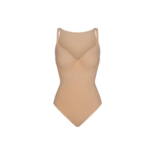 SKIMS FW24 PASSE TO EVERYBODY Гладкая спина Brief BODYSUIT Корректирующее белье Женское Глина Глина