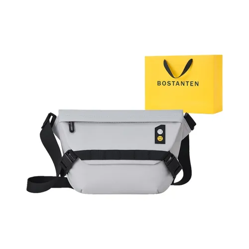 BOSTANTEN Oxford Сумка через плечо Средняя Мужская Серый