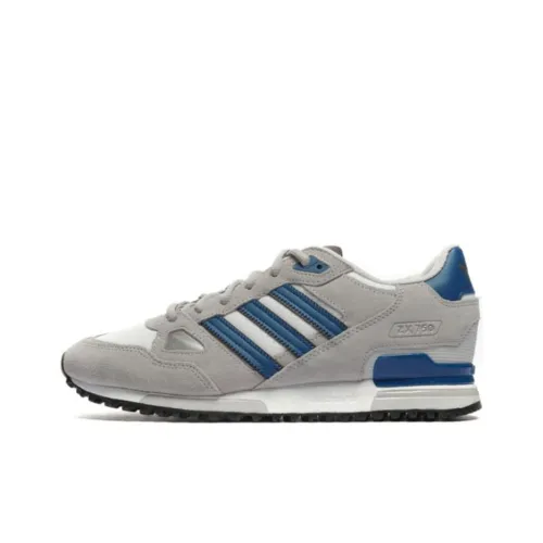 Adidas Originals ZX 750 Slip-resistant Abrasion-resistant Low Top Casual Running Shoes Unisex Gray Adidas Originals ZX 750 Противоскользящий Устойчивый к истиранию Низкий Топ Повседневные Беговые Кроссовки Унисекс Серый