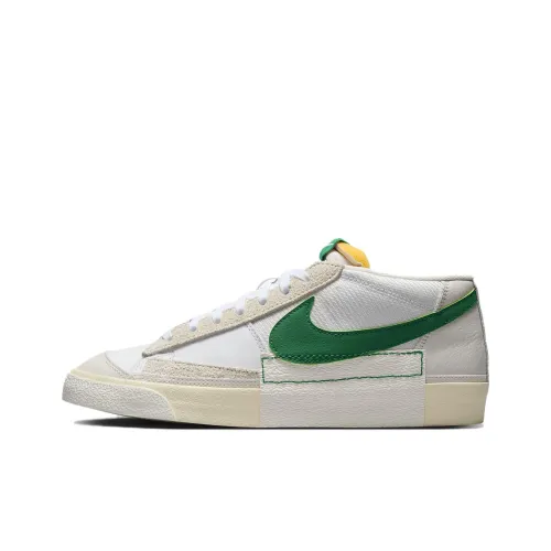 Nike Blazer Mid Slip Resistant Abrasion Resistant Low Top Скейтборд Кроссовки Мужские Бежевые