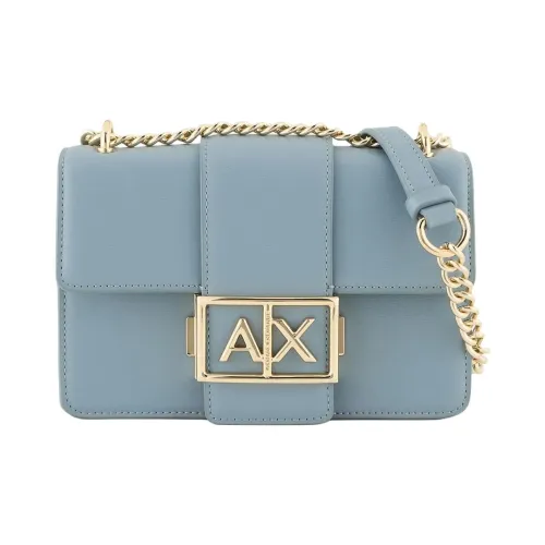 ARMANI EXCHANGEAE Полиэстер Сумка через плечо Сумка на плечо Маленькая Женская Небесно-голубая
