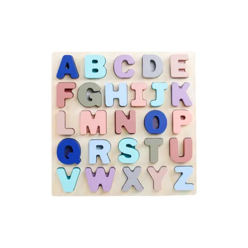 QZMTOY Цвет макарон Uppercase Письмо Recognition Board Развивающие игрушки Количество Операций