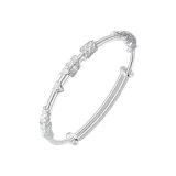 Май Розовый - Двенадцать Цветочный дизайн Браслет Gods