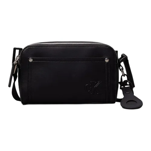 CALVIN KLEIN Искусственная кожа Сумка через плечо Мужская Черная