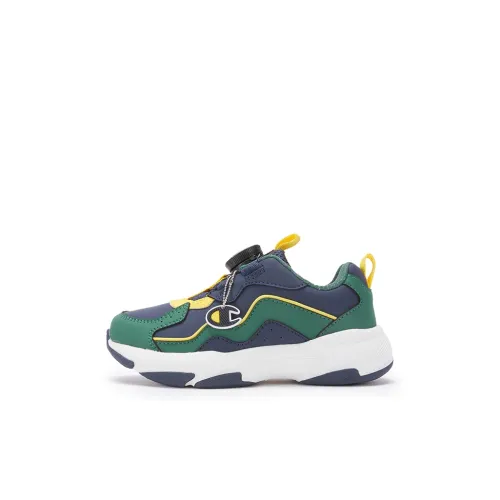 Champion Kids Slip-resistant Abrasion-resistant Низкий топ Детские повседневные туфли Темно-зеленый Для детей 3-7 лет