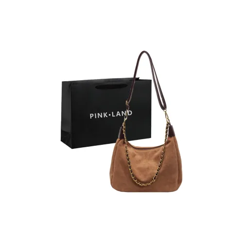 PINK·LAND ПУ (полиуретан) Пельмени Сумка через плечо Женская Коричневый Хаки Кофейный Черный