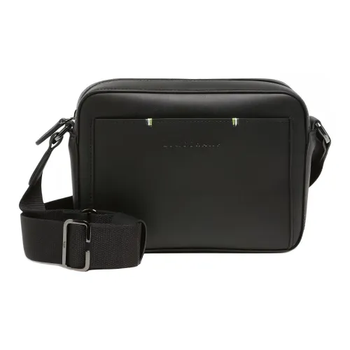 LONGCHAMP Кожа Camera Сумка Сумка через плечо Мужская Черная