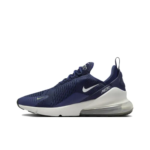 Nike Air Max 270 Low Топ Повседневная обувь Мужская Синяя Белая