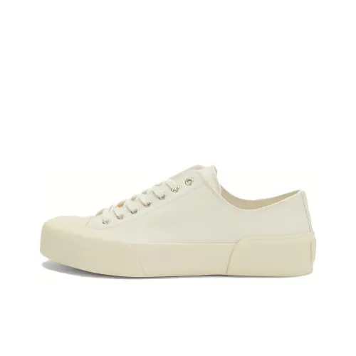 JIL SANDER Скейтборд Кроссовки Низкие Топ Экрю Мужские