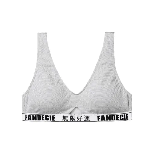 Fandecie Серебряный SIL Женские Бюстгальтеры