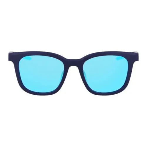 Nike Резина Квадратные Солнцезащитные очки Унисекс Матовый Морской Синий