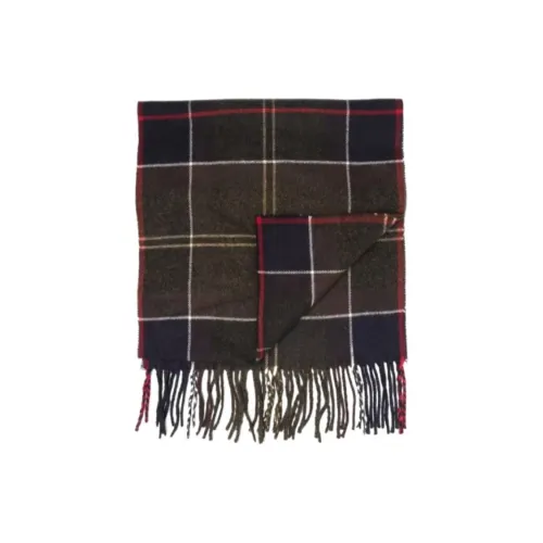 BARBOUR Вязаные шарфы из акрилового волокна для мужчин