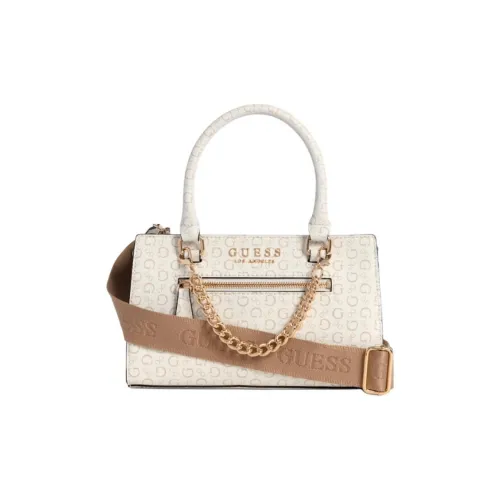 GUESS Покрытый холст Сумка через плечо Сумка Женская Белая