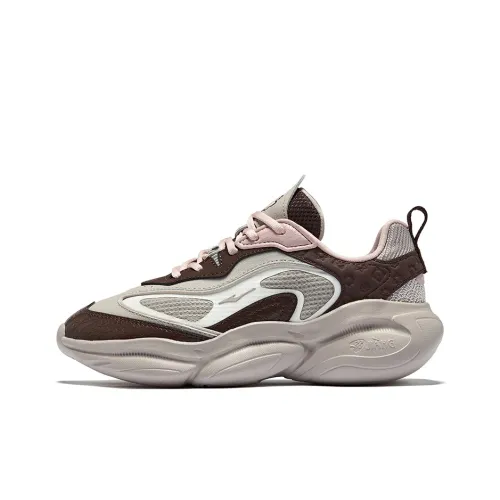 Erke Износостойкий и Легкий Низкий Топ Casual Женский Pearl Milk-Tea Coffee