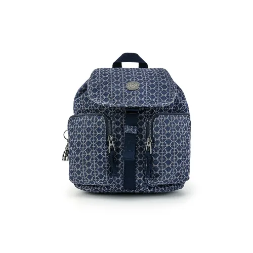 Kipling Полиамид Рюкзак Средний Унисекс DENIM MONOGRAM
