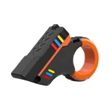 Черно-оранжевый