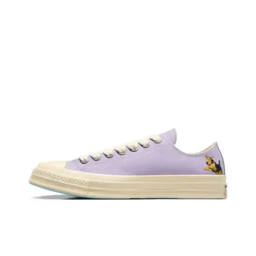 Golf Le Fleur x Converse Chuck 70 Slip-on Устойчивые к истиранию Низкий топ Скейтборд Кроссовки Унисекс Фиолетовый