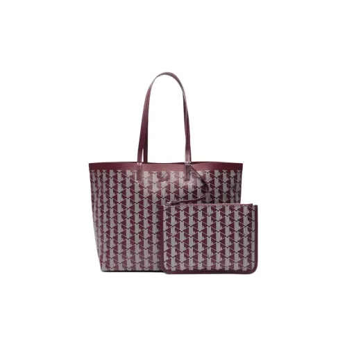 LACOSTE Покрытый холст Тоут Сумка Сумка для покупок Сумка Обычный Женские Ground Кофе