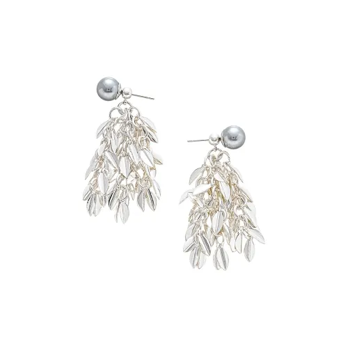 Drejew Серьги-кольца с кисточкой Премиум Feel Нишевые серьги для осеннего и зимнего сезона Женские