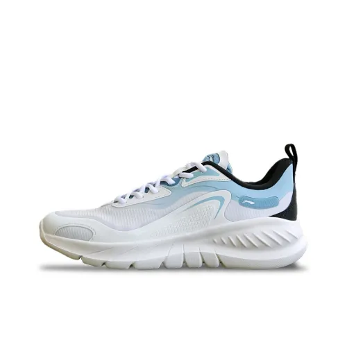 LINING Легкий Rebound Низкий Топ Повседневные Беговые Кроссовки Мужские Белый Синий