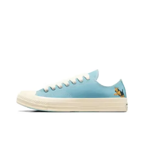 Golf Le Fleur* x Converse Chuck 70 Slip-on Устойчивые к истиранию Низкий топ Скейтборд Кроссовки Унисекс Синий