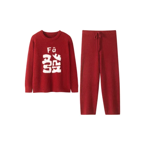 ROUKEER Унисекс Пижамные комплекты