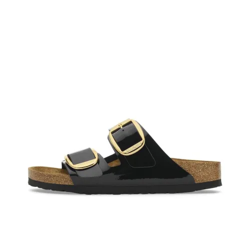 Birkenstock Arizona Big Buckle EVA Антибактериальные Шлепанцы Женские Темно-черный Стандартный