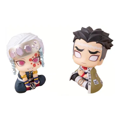 MegaHouse Гёмей Химеджима LOOK Вверх Demon Slayer Kimetsu No Yaiba Тенген Узуй Включает Особенный Бонус Чиби Фигурки