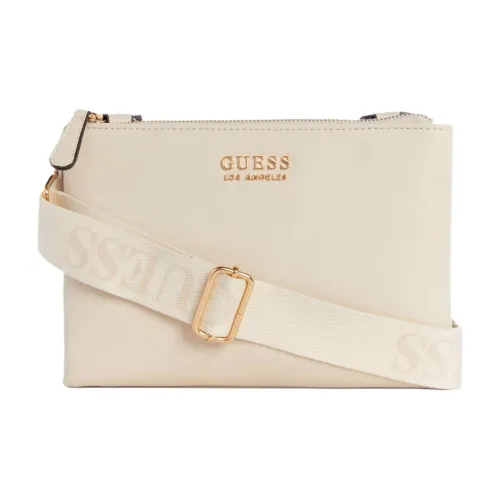 GUESS Crossbody Bag Gray White Women's