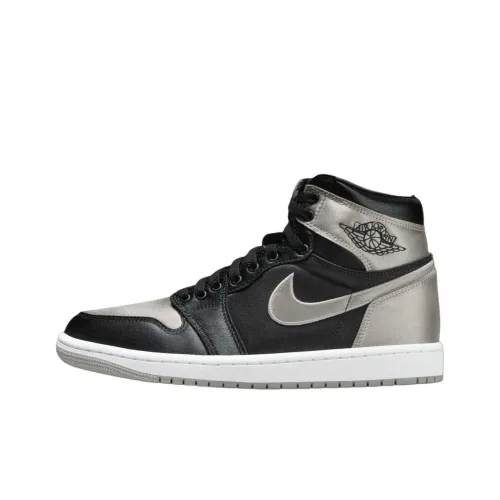 Jordan Air Jordan 1 Винтажные баскетбольные кроссовки High Top Коричневый Черный Женские