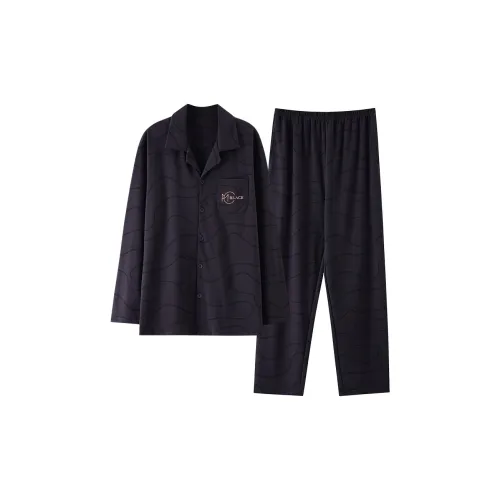 Pretty Lady Пижамный комплект Мужской Черный Серый