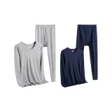 Light Gray + Royal Blue [Круглый вырез, 2 комплекта]